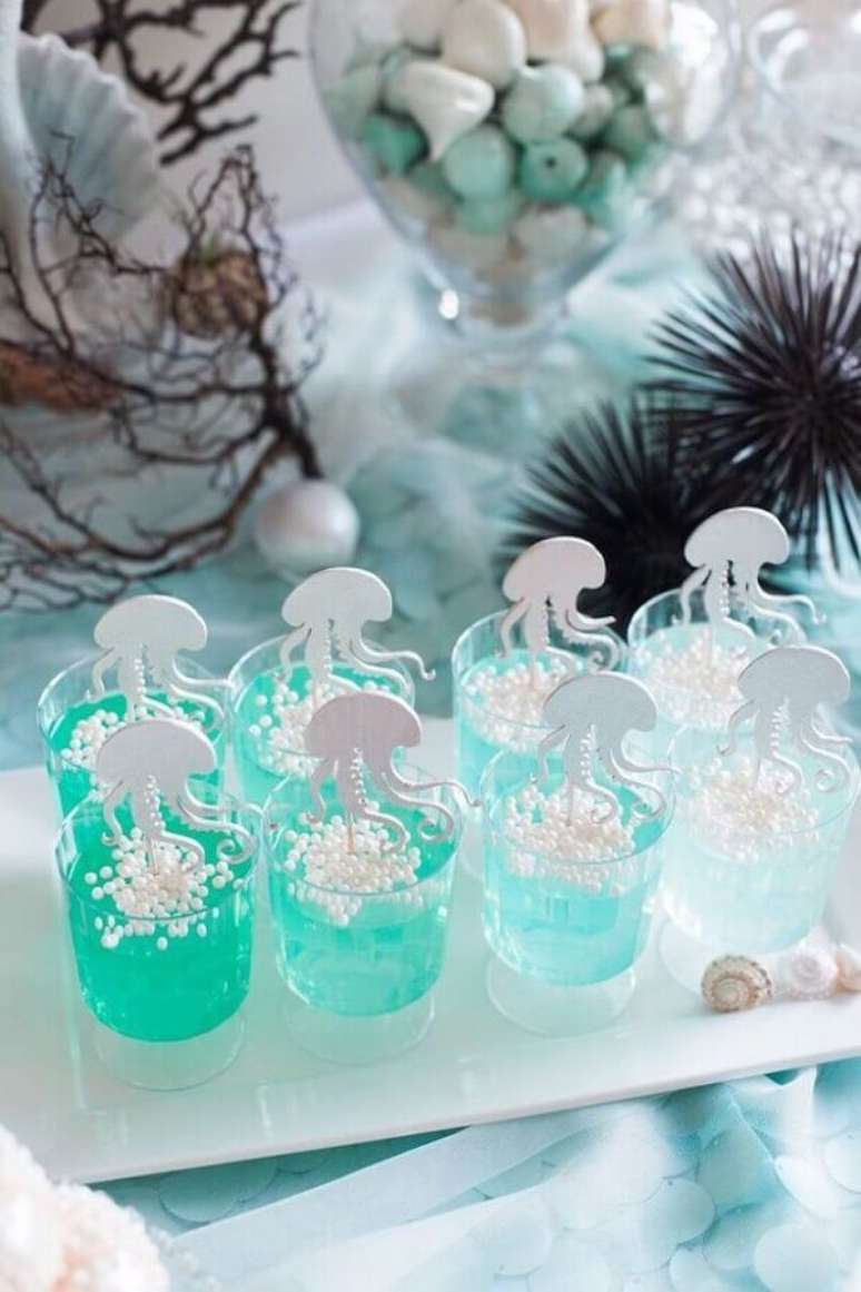 55. Ideias de doces decorados para festa sereia &ndash; Foto: A Minha Festinha