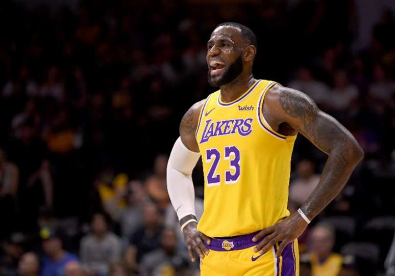Astro do Lakers publicou foto sem autorização (Foto: AFP)