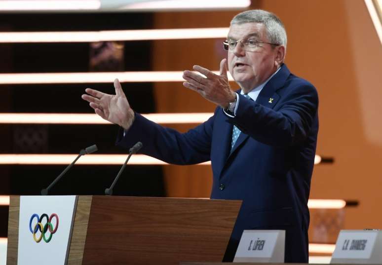 Presidente do COI, Thomas Bach prometeu definição rápida de datas do megaevento (Foto: AFP)