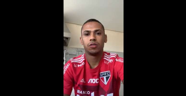 Bruno Alves gravou vídeo com recado sobre o novo coronavírus - FOTO: Reprodução