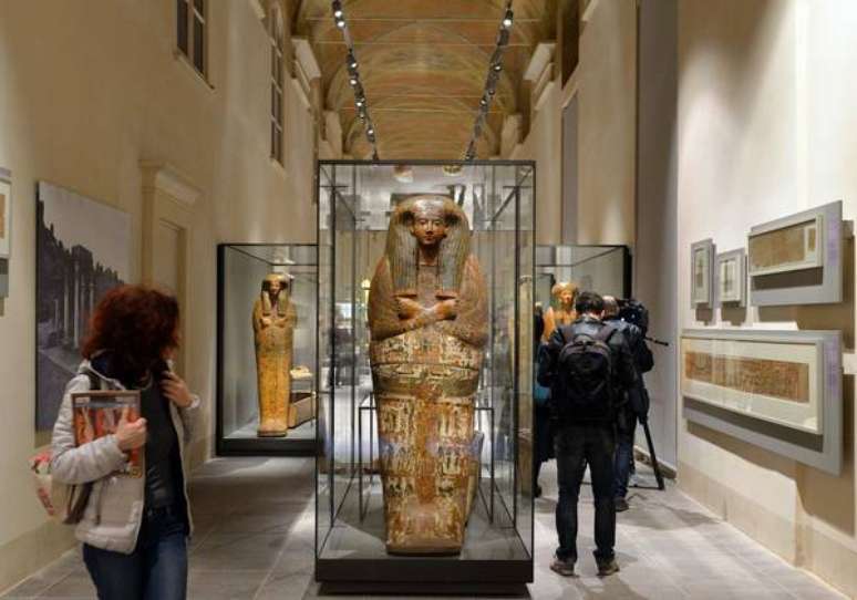 Museu Egípcio de Turim está fechado por conta da pandemia do novo coronavírus