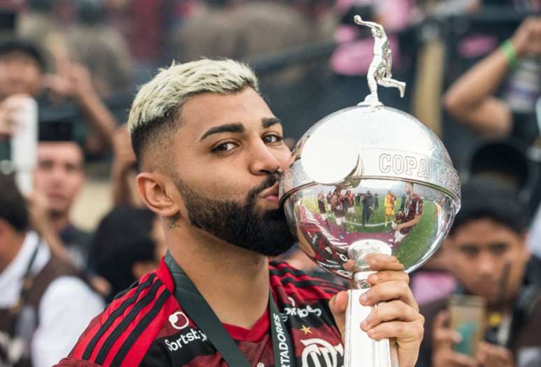 Gabigol brilhou e decidiu a final da Libertadores de 2019 (Foto: Alexandre Vidal / Flamengo)