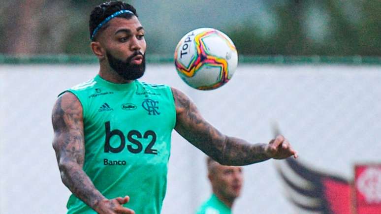 Gabigol soma 11 gols em dez partidas em 2020 (Foto: Marcelo Cortes / Flamengo)