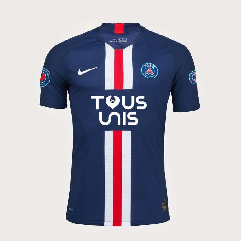 Camisa leva a mensagem “Todos Unidos” (Foto: Divulgação/PSG)