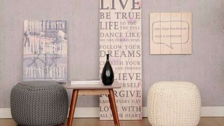 16. Puffs de croch&ecirc; ficam lindos com qualquer decora&ccedil;&atilde;o &ndash; Foto: Via Pinterrest