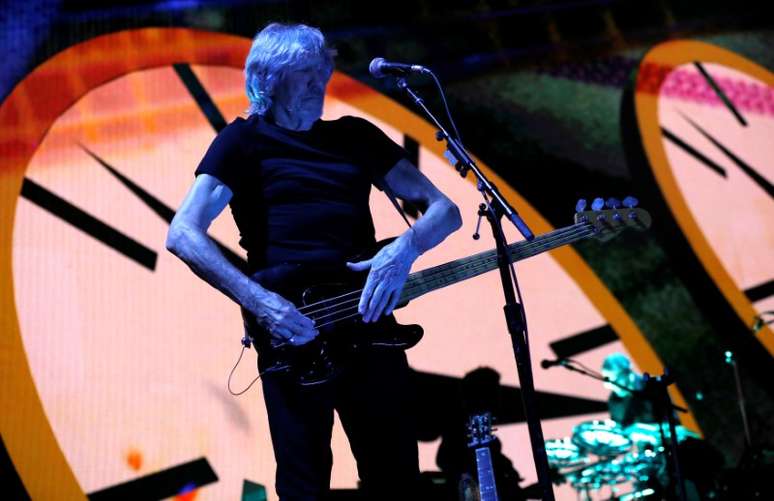 Roger Waters durante show no Staples Center, em Los Angeles (EUA) 
20/06/2017
REUTERS/Mario Anzuoni