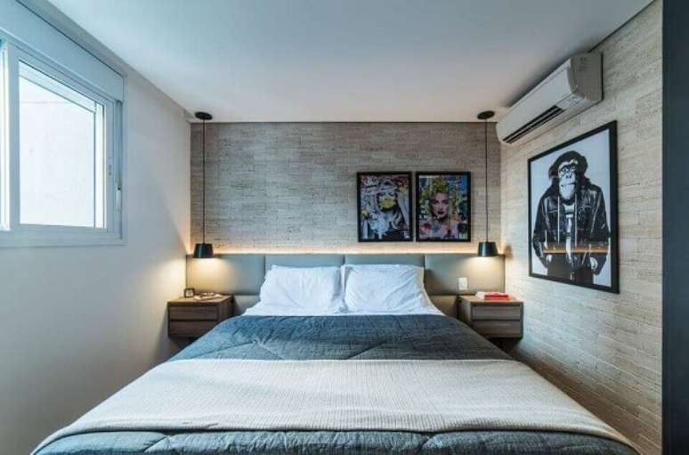 53. Quarto pequeno com criado mudo suspenso. Fonte: Pietro Terlizzi