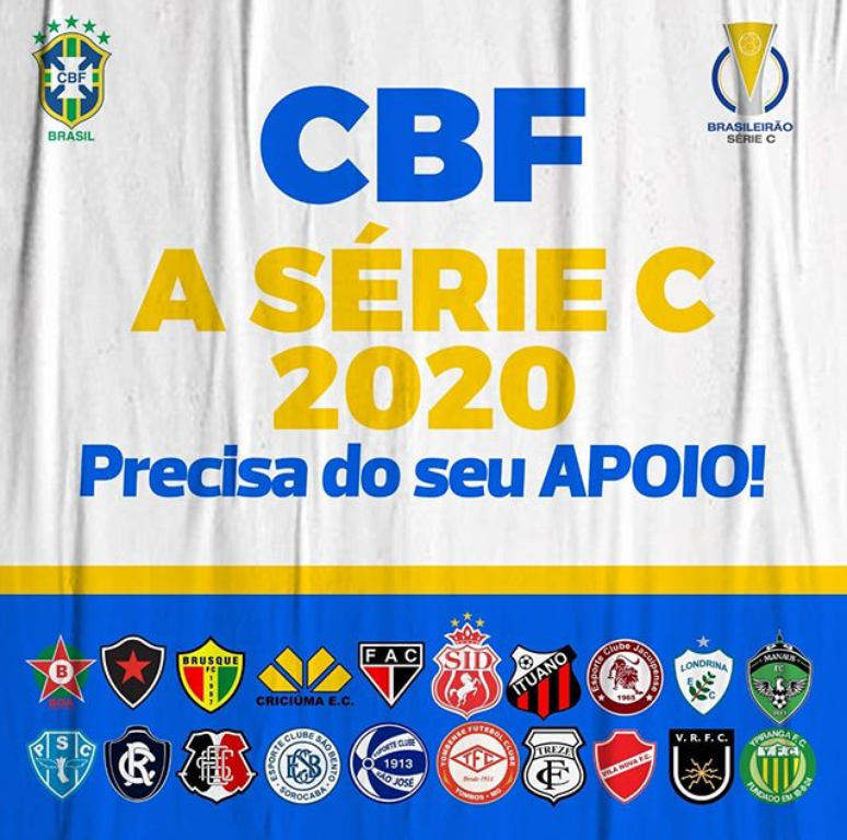 Atletas da Série C pedem ajuda financeira a CBF