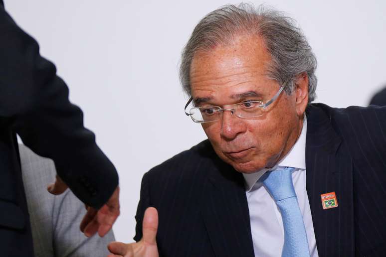 Ministro da Economia, Paulo Guedes, no Palácio do Planalto
04/03/2020 REUTERS/Adriano Machado 