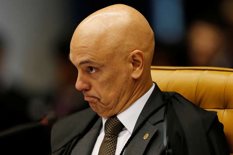 Ministro Alexandre de Moraes durante sessão do STF
04/04/2018 REUTERS/Adriano Machado 