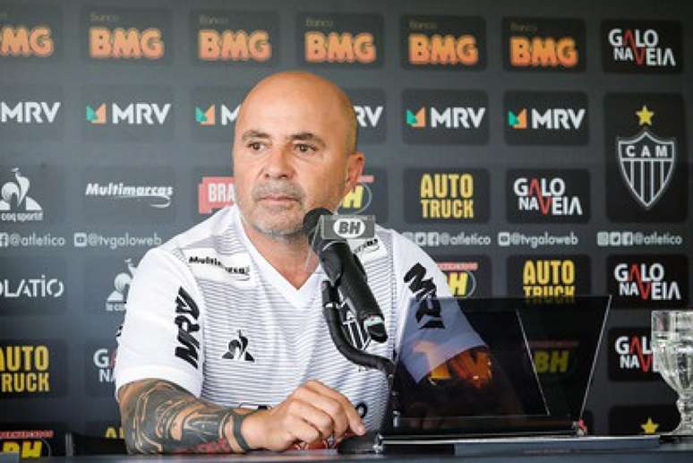 Sampaoli não questionou a redução salarial imposta pelo Atlético-MG-(Bruno cantini/Atlético-MG)