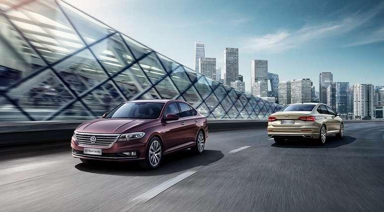 Volkswagen Lavida, líder do mercado chinês: a marca recuou 79,4% em fevereiro.