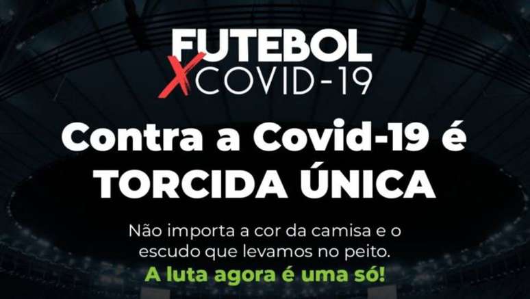 Clubes se unem em ação por doações para combater covid-19