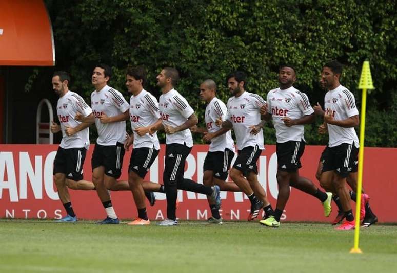 Jogadores do São Paulo ganharão férias durante a pandemia (Foto: Rubens Chiri/saopaulofc.net)