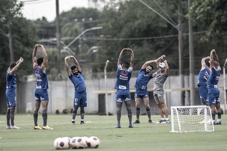Último treinamento do Santos no CT Rei Pelé aconteceu no dia 16 de março (Foto: Ivan Storti/Santos)
