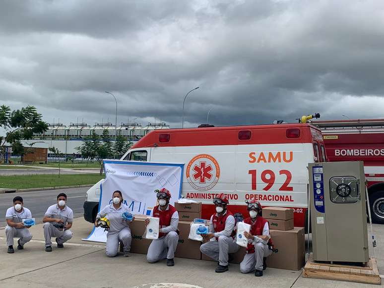 O Samu recebeu 615 macacões de segurança, 2,5 mil pares de luvas nitrílicas, 10 protetores faciais e uma autoclave com capacidade de 54 litros para esterilização de materiais. 