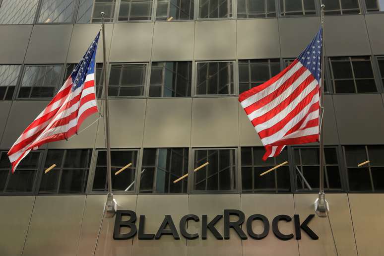 Entrada de edifício da BlackRock em Nova York, EUA 
16/07/2018
REUTERS/Lucas Jackson