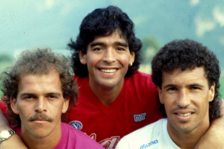 Careca compara trio do Napoli ao famoso MSN (Foto: Divulgação)