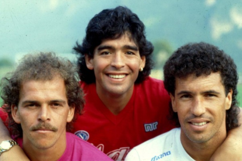 Careca: Ataque do Napoli que tinha Maradona foi tão bom quanto 'trio MSN