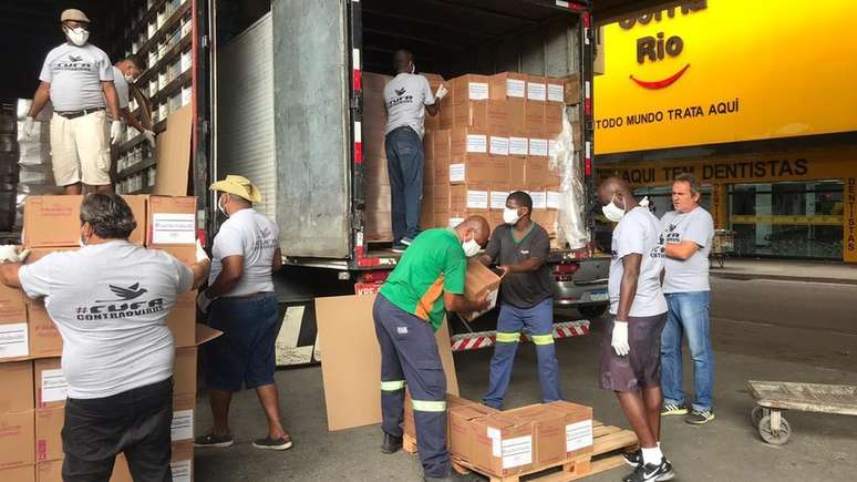 Durante a pandemia, CUFA tem arrecadado toneladas de alimentos e produtos de limpeza para distribuir nas favelas