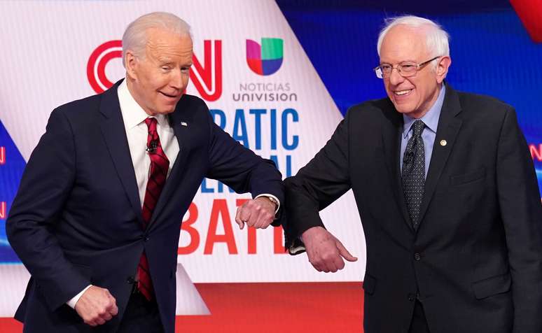 Biden e Sanders participam de debate democrata em Washington
15/03/2020
REUTERS/Kevin Lamarque
