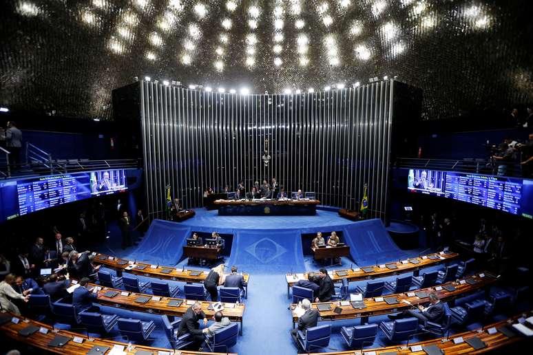 Plenário do Senado Federal, em Brasília
22/10/2019
REUTERS/Adriano Machado