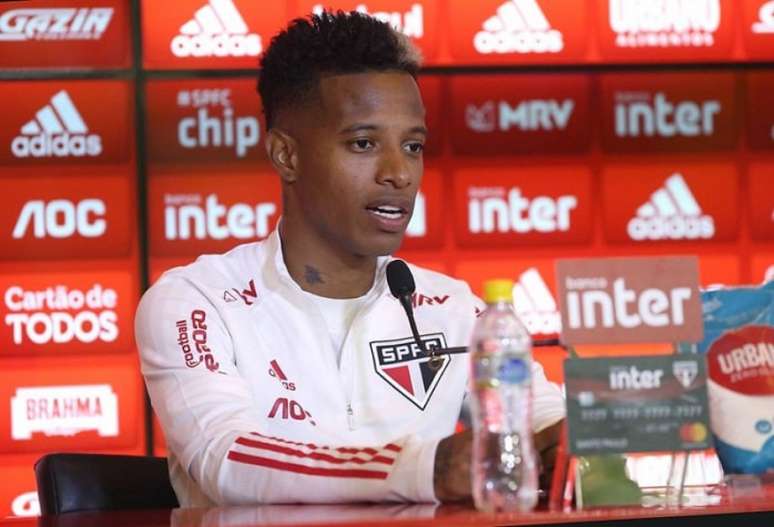 Tchê Tchê foi contratado pelo São Paulo junto ao Dínamo em março de 2019 (Foto: Rubens Chiri/saopaulofc.net)