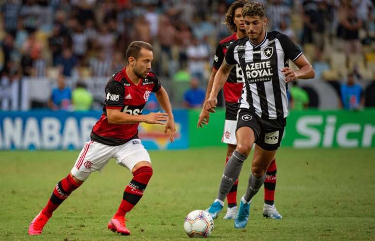 Flamengo e Botafogo duelaram antes da paralisação do Carioca (Foto: Alexandre Vidal / Flamengo)