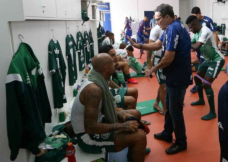 Felipe Melo ressaltou a capacidade de Luxemburgo em lidar com personalidades dos jogadores (Agência Palmeiras)