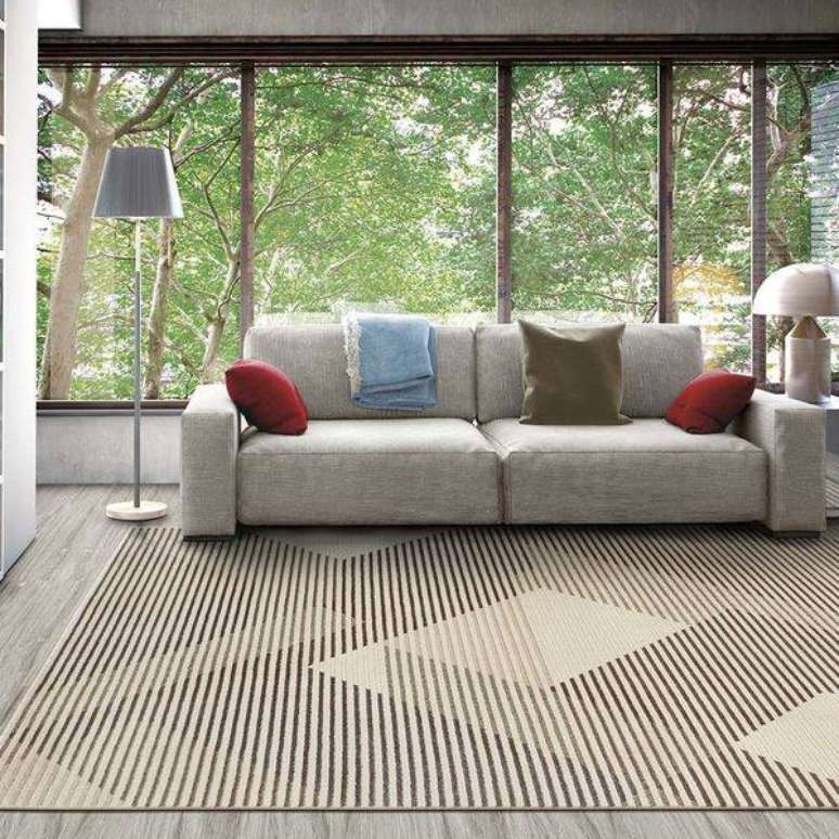 11. O tapete sisal é uma escolha consciente e com estilo para qualquer ambiente sem umidade – Foto: Via Pinterest