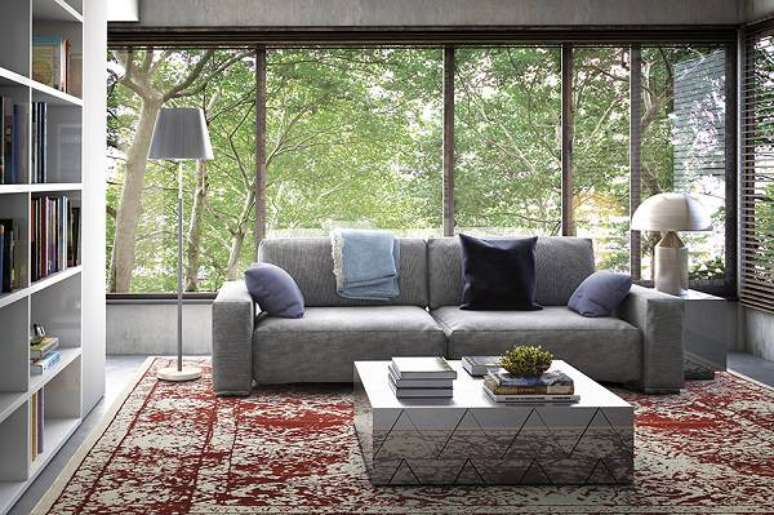 52. O tapete para o ambiente s&oacute; agrega e refor&ccedil;a seu gosto pessoal na decora&ccedil;&atilde;o &ndash; Foto: Via Pinterest