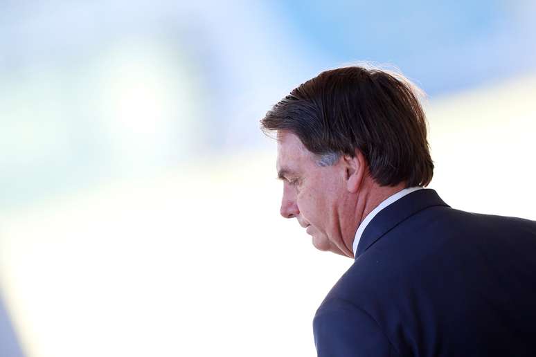 Presidente Jair Bolsonaro deixa o Palácio do Alvorada
03/04/2020
REUTERS/Adriano Machado
