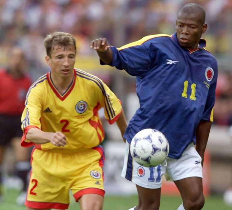 Asprilla foi nome certo na seleção colombiano ao longo da década de 1990 (Foto: AFP)