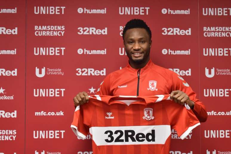 John Obi Mikel pelo Middlesbrough (Foto: Divulgação)