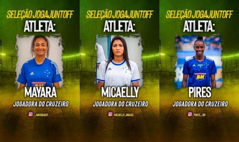 Mayara, Micaelly e Pires estão unidas em nome da Raposa para ajudar a combater o coronavírus (Divulgação/Joga Junto FF)