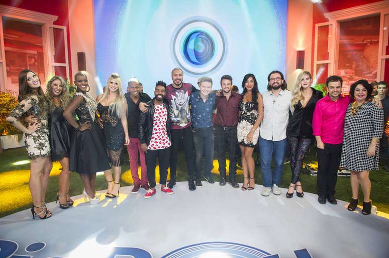 Participantes do 'Big Brother' durante a final do 'BBB 15'.