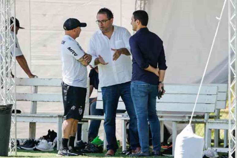 Mattos e a diretoria depositam alta confiança no trabalho do argentino- (Bruno Cantini/Atlético-MG)