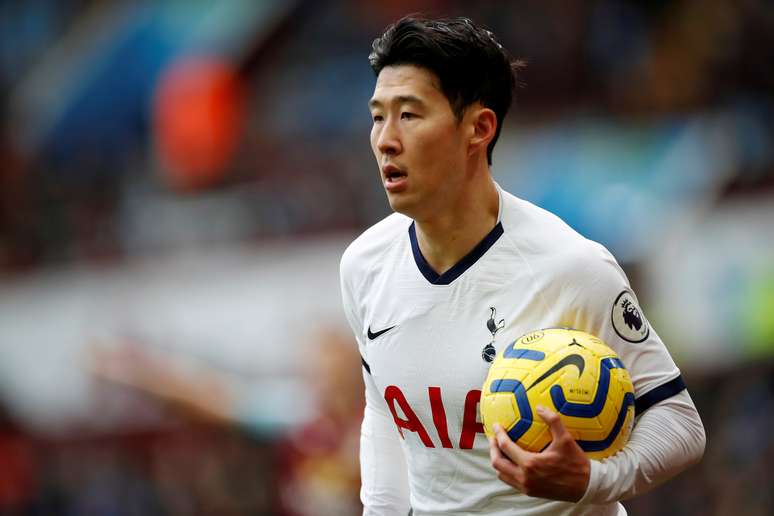 Atacante do Tottenham Son Heung-min
16/02/2020
Action Images via Reuters/Andrew Boyers
