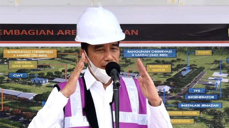 O presidente da Indonésia, Joko Widodo, admitiu que não divulgou toda a informação que tinha sobre o covid-19 no país para não gerar pânico