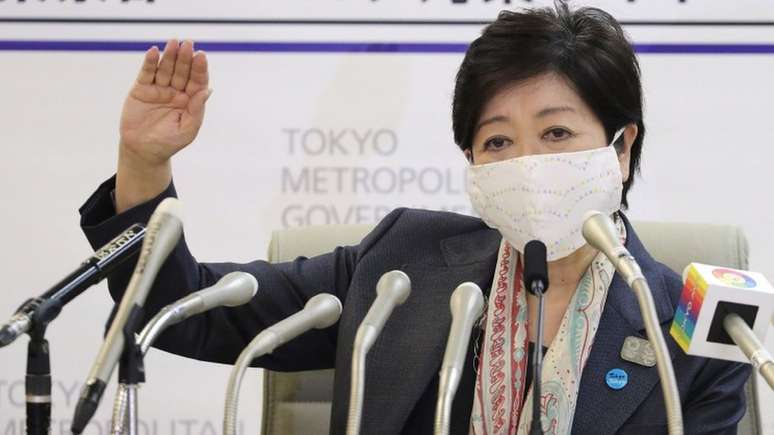 A governadora de Tóquio, Yuriko Koike, chegou a alertar para aumento de casos