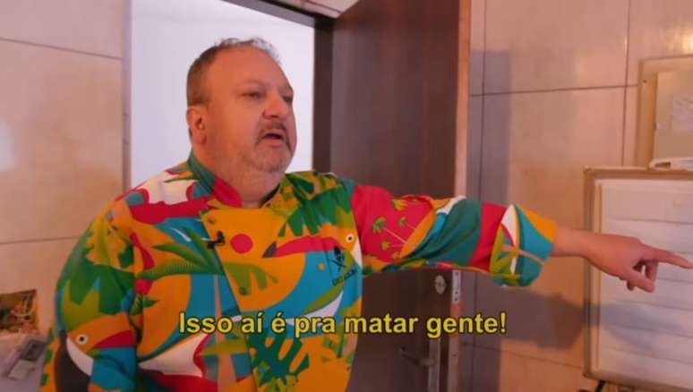 A reação de Erick Jacquin ao descobrir que o dono de um restaurante 'desligava o freezer durante a noite para economizar energia' viralizou e rendeu diversos memes na internet.