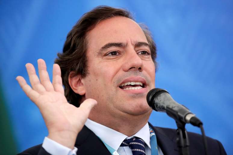 Presidente da Caixa Economica Federal, Pedro Guimarães, em Brasília
27/03/2020
REUTERS/Ueslei Marcelino