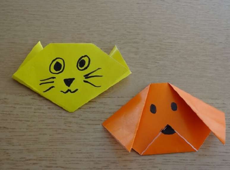 20. Os origamis fáceis podem ser usados para entreter as crianças – Foto: Via Pinterest
