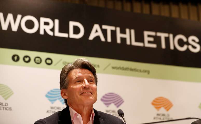 Presidente da federa&ccedil;&atilde;o mundial de atletismo, Sebastian Coe, durante reuni&atilde;o do conselho da entidade em Monaco
22/11/2019 REUTERS/Eric Gaillard