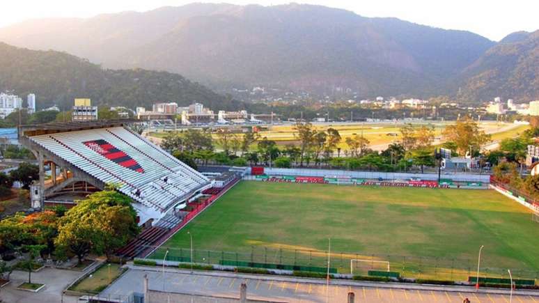 O Estádio José Bastos Padilha, mais conhecido como Estádio da Gávea, na Sede do Flamengo (Foto: Divulgação)
