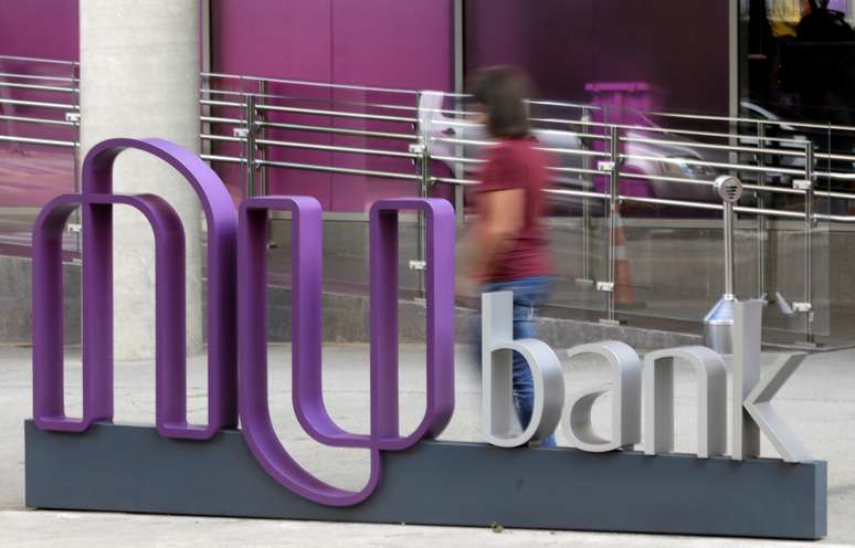 Logo da fintech Nubank na sede em São Paulo, Brasil 19/06/2018 REUTERS/Paulo Whitaker 