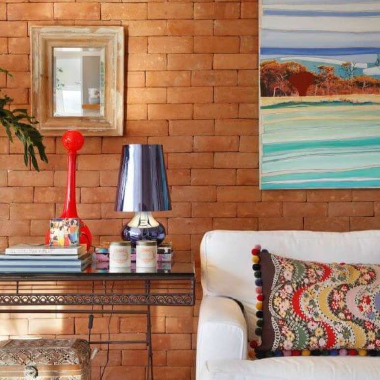 77. Aparador para sala colorida &ndash; Via: Pinterest