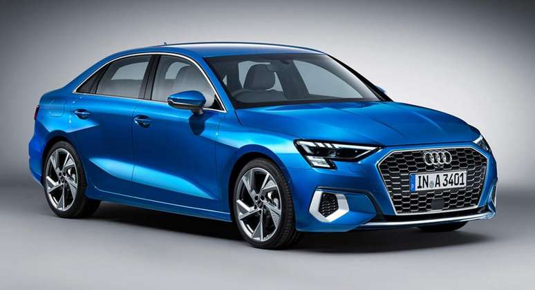 Projeção do novo Audi A3 Sedan: produção nacional continua nos planos.