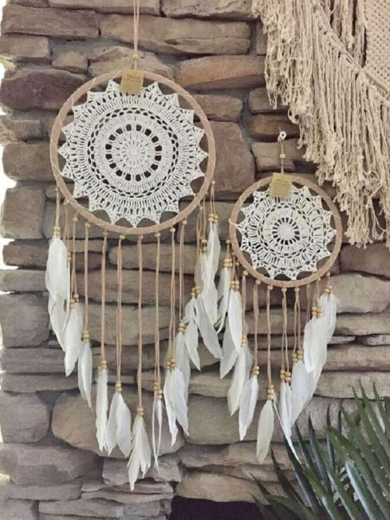 37. Cada parte dos filtros dos sonhos possui um significado &ndash; Foto: Coisas da Maria