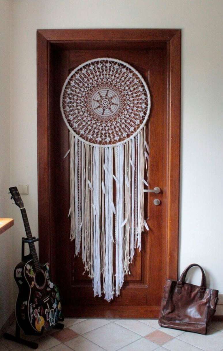 55. Porta decorada com filtro dos sonhos &ndash; Foto: Etsy